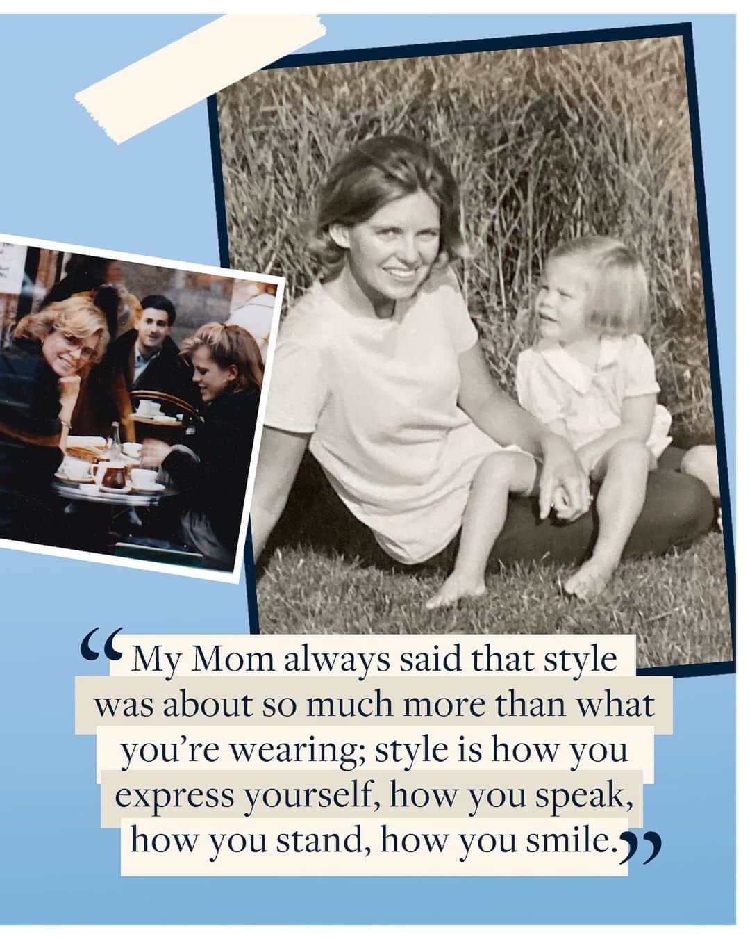 ブルックス ブラザーズさんのインスタグラム写真 - (ブルックス ブラザーズInstagram)「お母さんが教えてくれた、人生の教訓はなんですかー？ . 「スタイルとは、あなたが何を着るかだけではなく、話し方や立ち姿、そして笑い方、どんな風に自分を表現するかで決まるのよー。母はいつもそう話していました。」ジャーナリストのケイト・ベッツが語ってくれました。 . Quote and photos: @katherinebetts . #MothersDay #BrooksBrothersWomen #母の日 #ブルックスブラザーズ」5月10日 15時14分 - brooksbrothersjapan