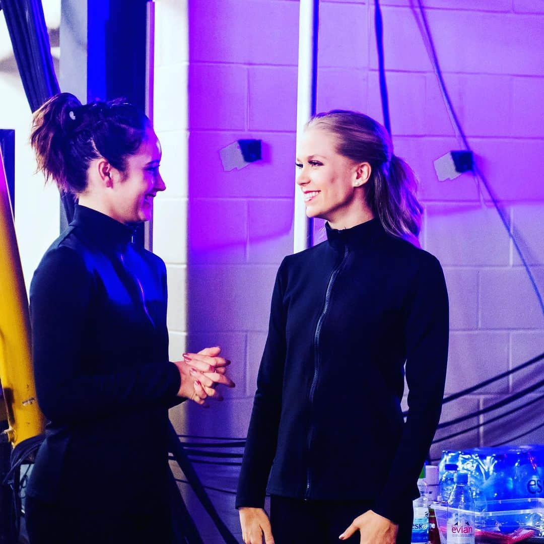 ケイトリン・オズモンドのインスタグラム：「So incredibly proud of this wonderful ray of sunshine @ka2sh and her @openice.live initiative. She has always been an extraordinary role model and breath of fresh air. Continuously looking up to her and amazed with the ideas she creates. Congratulations on bringing the skating community and the world together!」