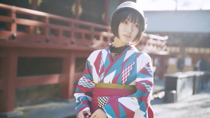 柊里杏のインスタグラム：「動きますよ〜、去年の映像。 自粛終わったら、またかのんさんのお着物を着に鎌倉行きたい！！」
