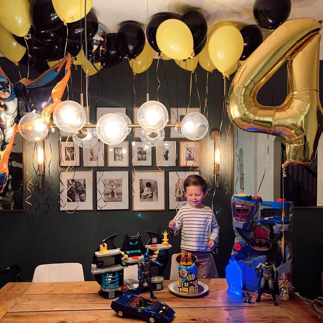 Helena Glazer Hodneさんのインスタグラム写真 - (Helena Glazer HodneInstagram)「Happiest of birthdays to our beautiful boy who turned 4 yesterday! We are truly in awe of the person he is growing up to be. Intelligent, curious, kind, sensitive, charismatic and the best sense of humor!  Initially, I was so down at the thought of "a normal" birthday celebration being taken away from a four year old because of the virus, but as we went to sleep last night, I felt happy. I knew it was such a special birthday, despite not having our family and friends there. The good news, once this is all over, we'll be celebrating some more. Happiest of Birthdays, Nate! I know many of you have been with us from the beginning. 💕 #fourthbirthday #4thbday #4thbirthday」4月26日 1時45分 - brooklynblonde1
