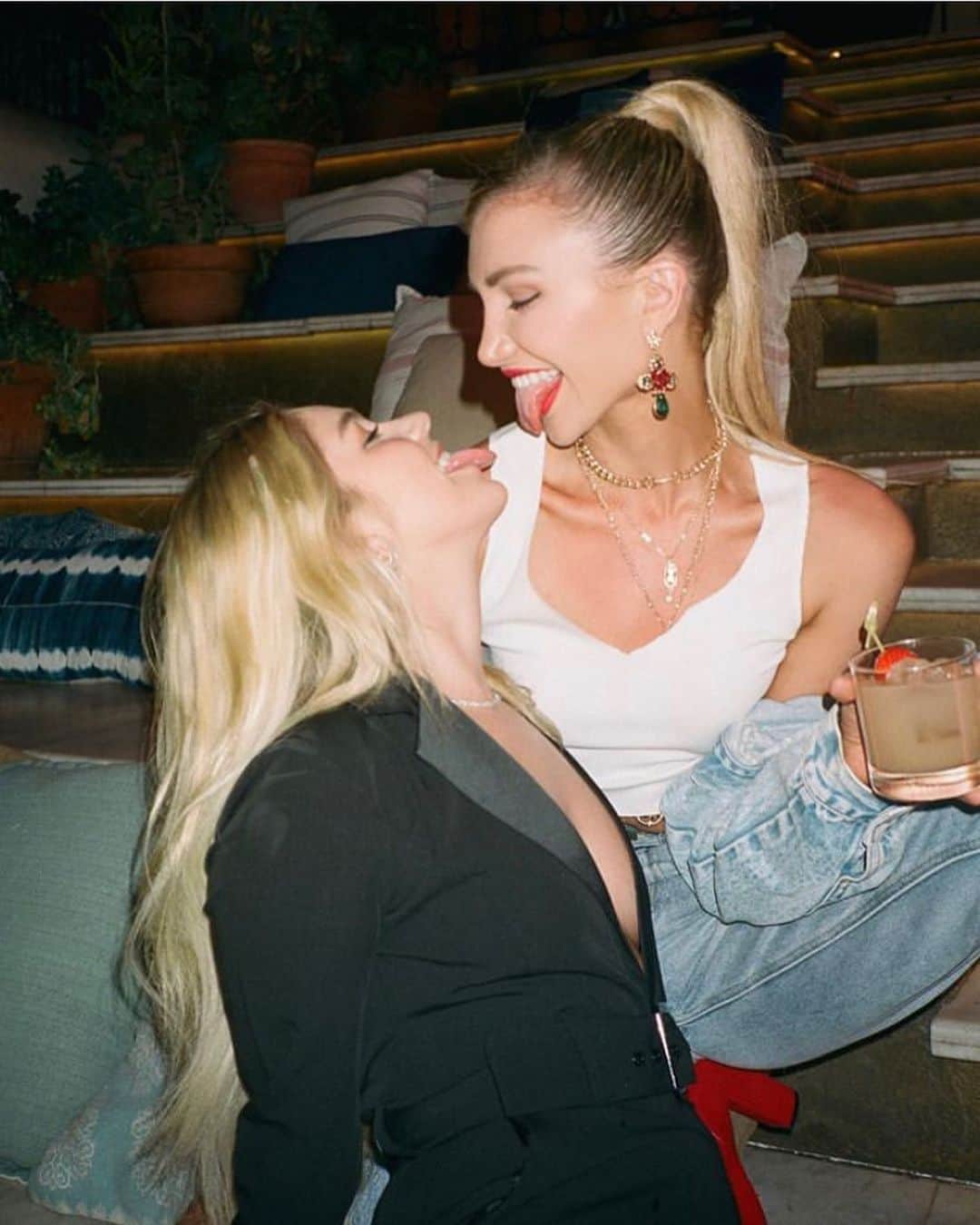 Gabrielle Grace Epsteinさんのインスタグラム写真 - (Gabrielle Grace EpsteinInstagram)「HAPPY BIRTHDAY to my beautiful best friend & partner in crime ❤️ We’ve traveled the world together, watched every episode of The Office 127 times, laughed, cried (at an Avril Lavigne concert), almost been arrested, had countless dance parties and seen each other at our best & worst (and STILL love each other) . I’m so grateful to have you in my life and you’re the only person who I would get a matching tattoo with 😎 HAPPY BIRTHDAY BABY @madds ✨ . (p.s. the pic with our matching tattoos is from 2016 so don’t judge us too harshly on our bracelets 😂)」4月26日 2時34分 - gabbyepstein