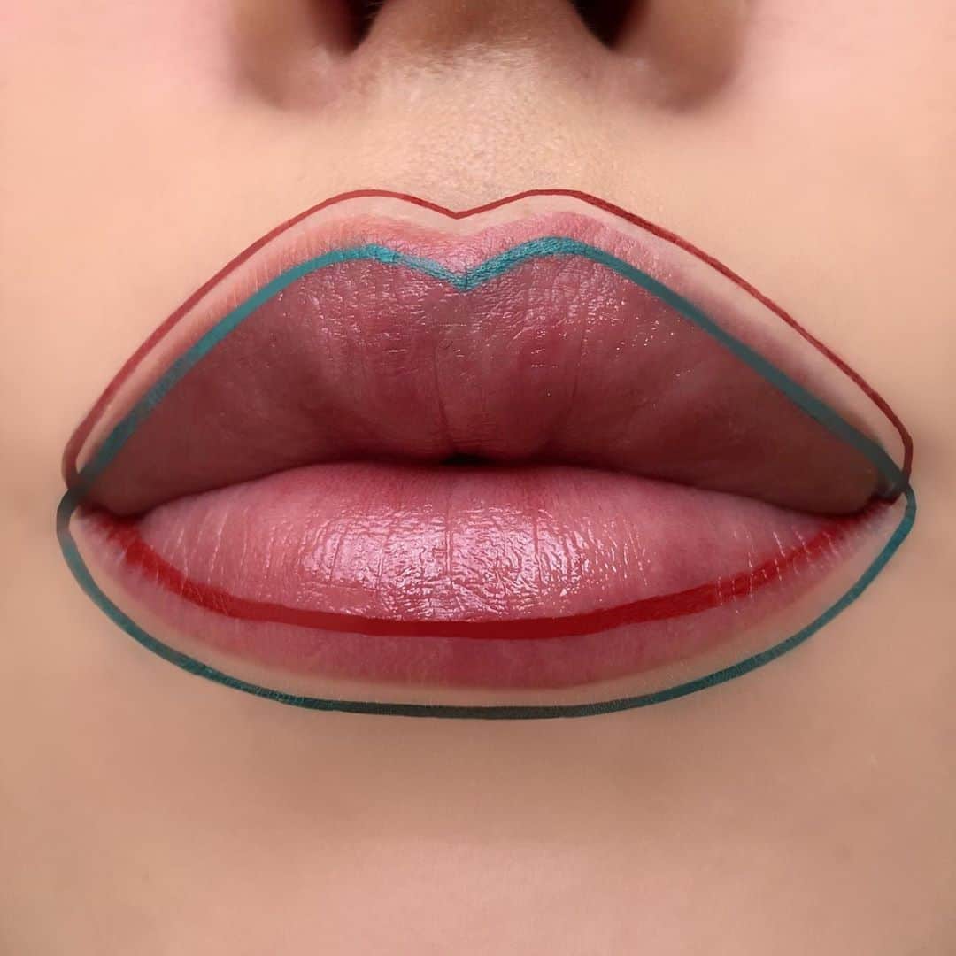NYX Cosmeticsさんのインスタグラム写真 - (NYX CosmeticsInstagram)「Trippin' over @chloeybeauty's 3D #lipart 😍 She uses our #VividBrightsLiner in 'Vivid Fire' to get the look 💋 || #nyxcosmetics #nyxprofessionalmakeup #crueltyfreebeauty」4月26日 5時58分 - nyxcosmetics