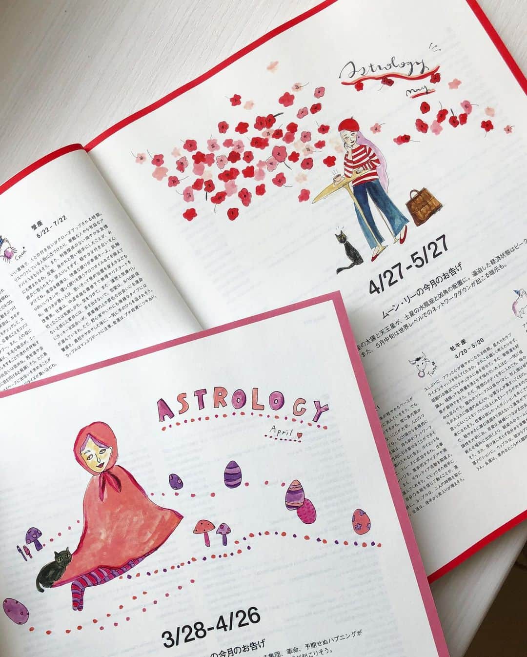 SHOKOさんのインスタグラム写真 - (SHOKOInstagram)「Numero TOKYO 最新号発売。毎月アストロジーの #イラスト を描いています🎨✨ #illustration」4月26日 10時58分 - shoko_london