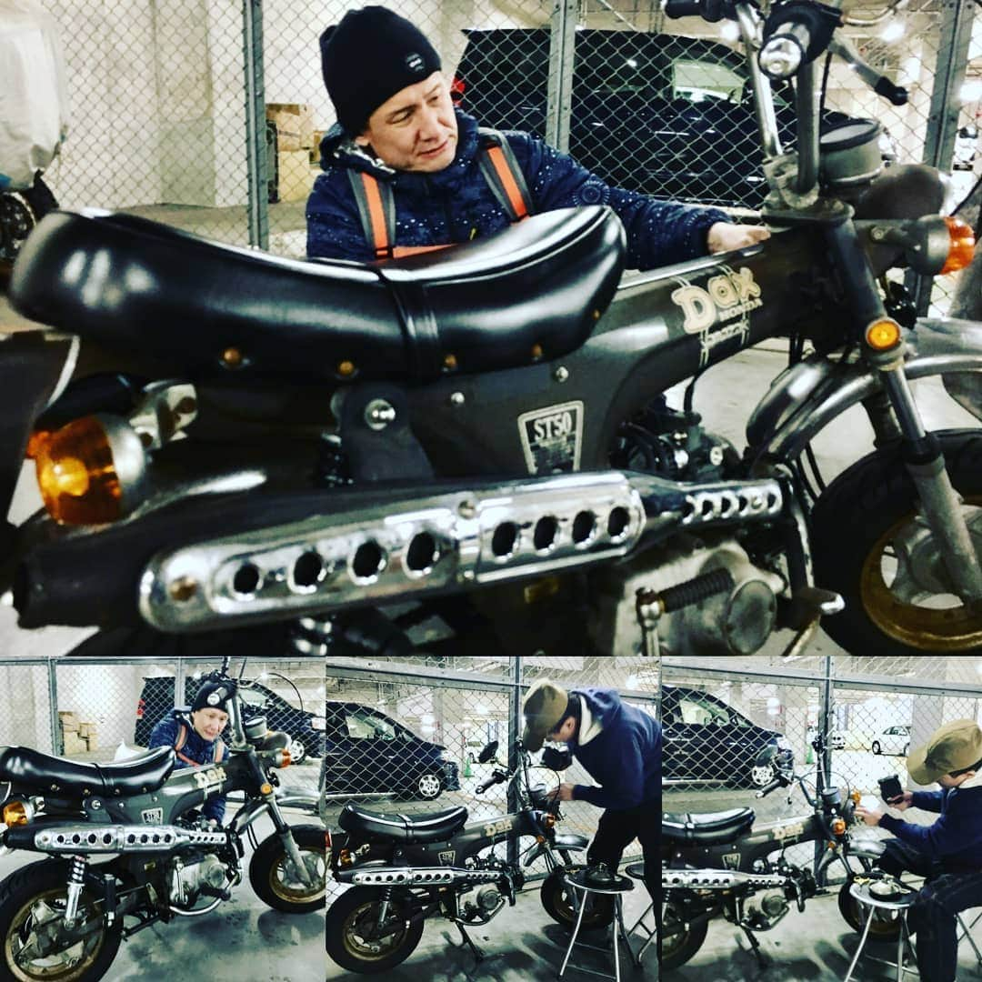 木下ほうかさんのインスタグラム写真 - (木下ほうかInstagram)「ご近所のバイク乗りが撮っててくれてました～😃💦 夢中で気づきませんでした😷  #弄る」4月26日 12時04分 - kinoshita_houka