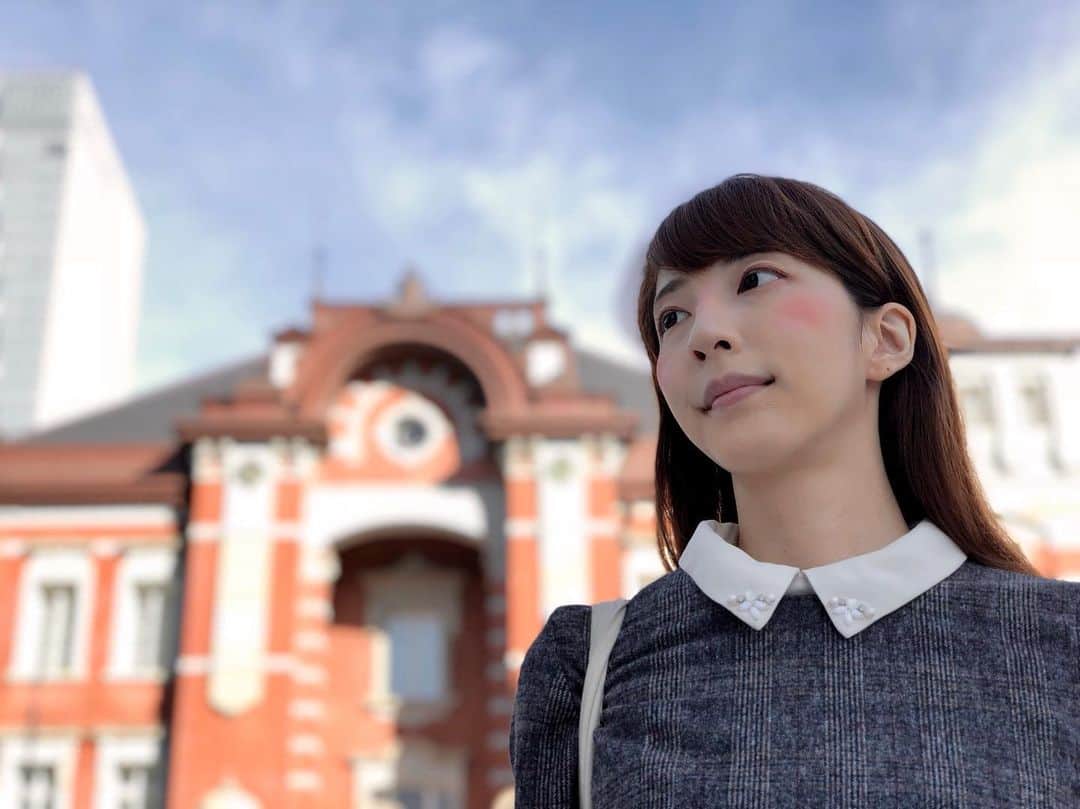 工藤麻美子のインスタグラム：「ポケモンGOで東京駅に来た時？  #ポケモン #ポケモンgo #2019年 #お散歩 #東京駅 #丸の内」