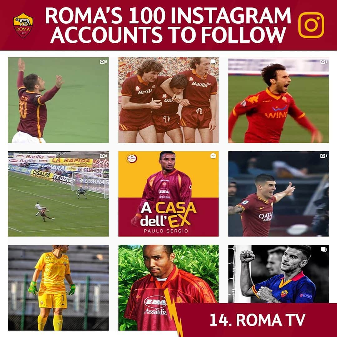 ASローマさんのインスタグラム写真 - (ASローマInstagram)「📲 Part 2️⃣: #ASRoma's 1️⃣0️⃣0️⃣ Instagram accounts to follow in 2️⃣0️⃣2️⃣0️⃣」4月27日 2時03分 - officialasroma