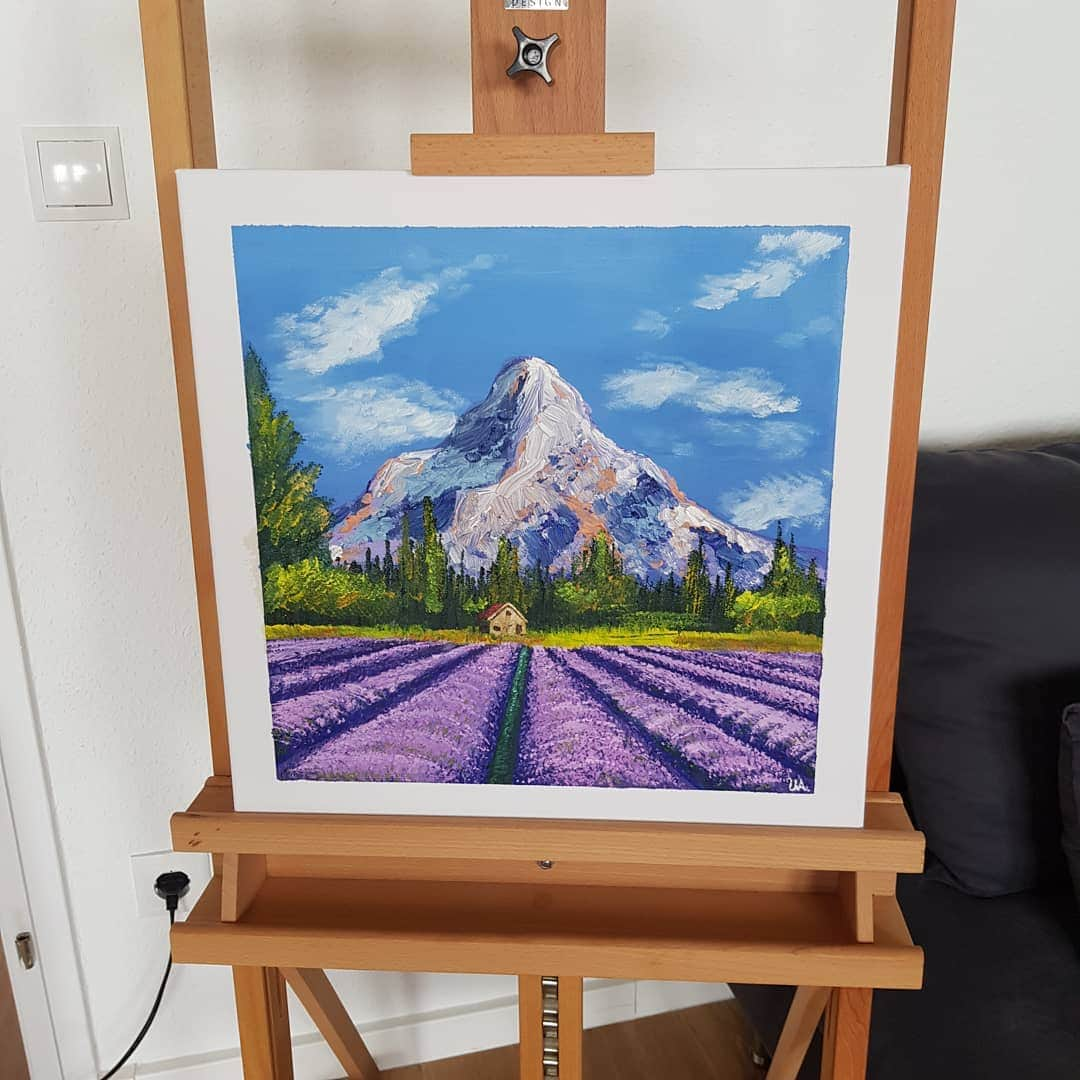 アレクサンダル・イグニョフスキのインスタグラム：「Wie gefällt euch mein neues Bild? 😊 Kako vas se svidja moj novi rad? 🎨🖼🖌」