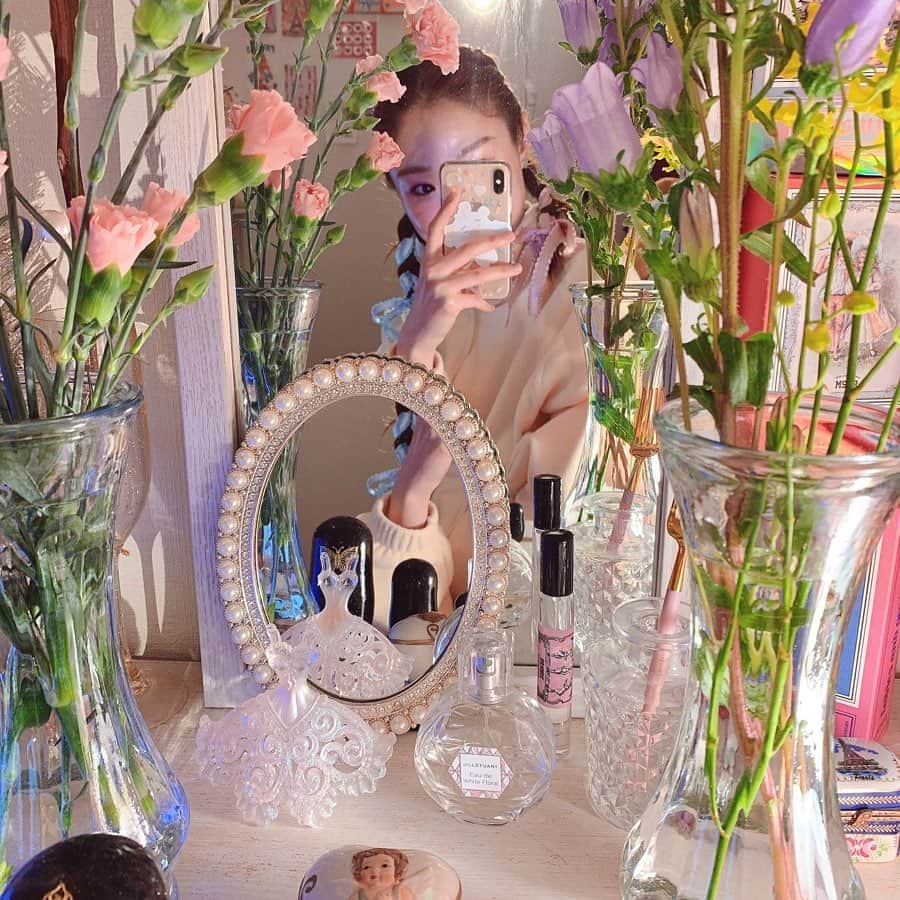 のインスタグラム：「リボンアレンジ🎀💕🌙」