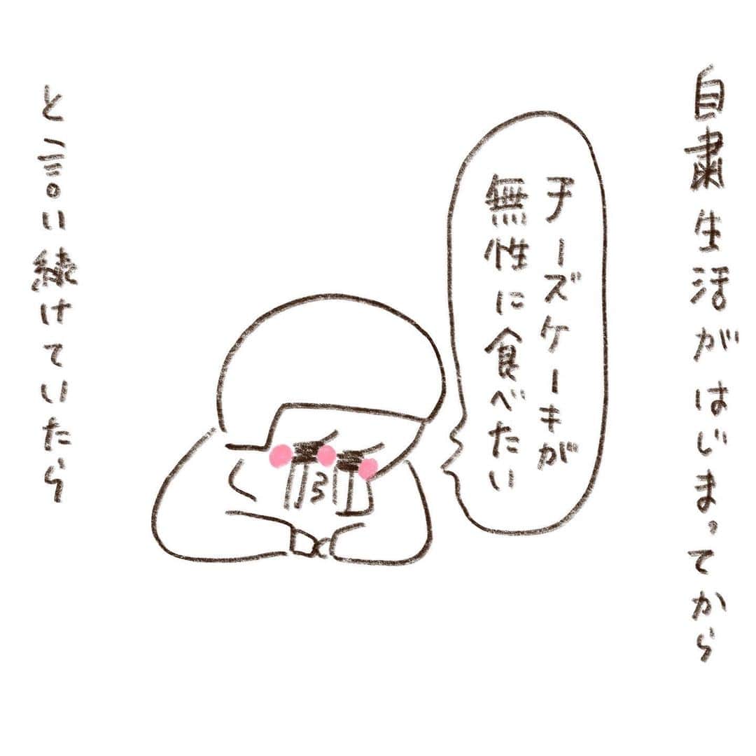 やまもとりえのインスタグラム：「実はチーズケーキ自分でも作ったんですけど全然美味しくなくって、夫の作ったやつはめちゃくちゃ美味しかったです😭」
