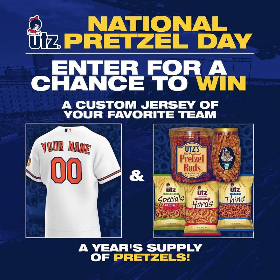 MLBさんのインスタグラム写真 - (MLBInstagram)「We all need a little break sometimes!  Swipe to see the awesome prize you could win if you: 1. Follow @UtzSnacks, 2. Like this post. #nationalpretzelday」4月27日 0時18分 - mlb