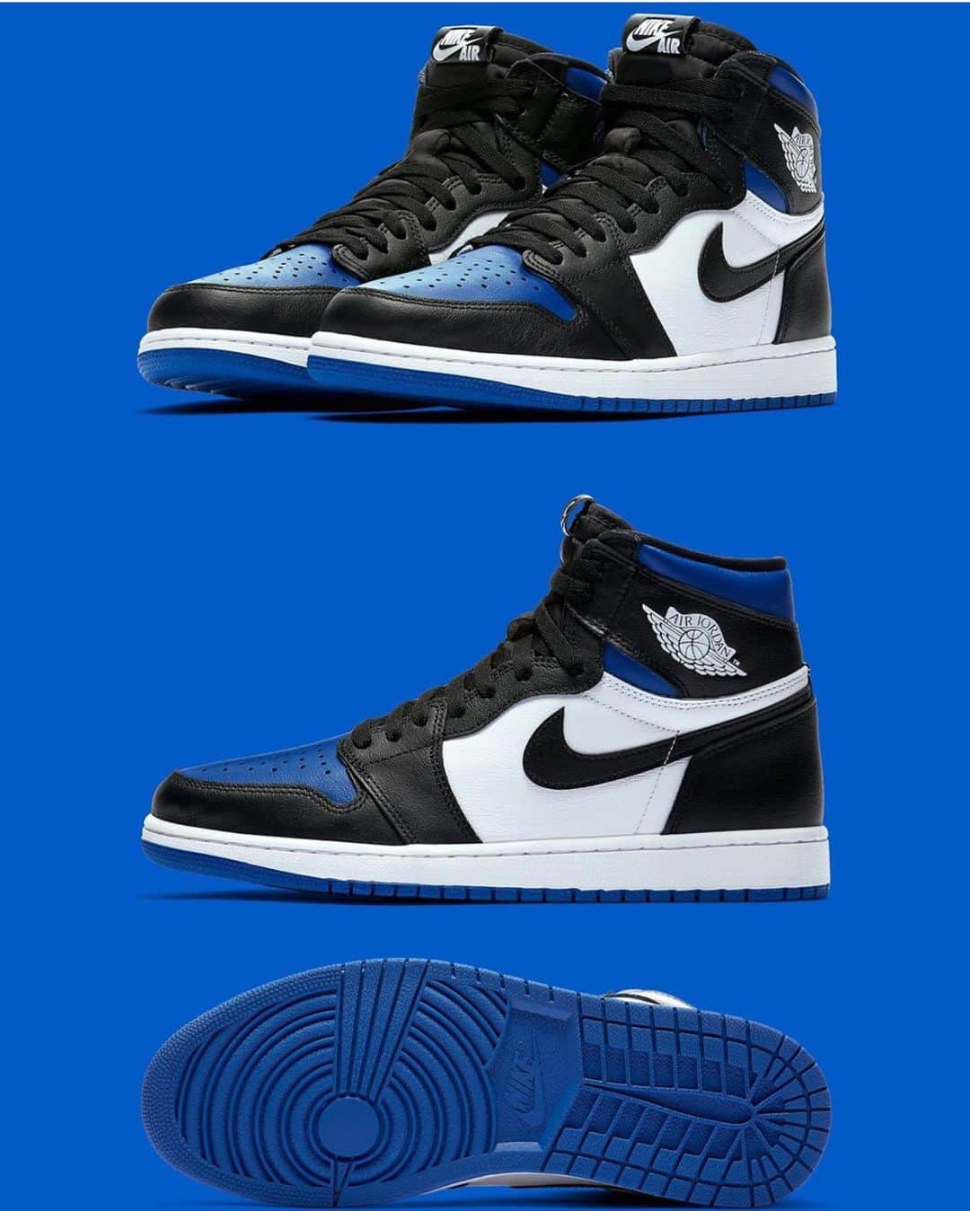Sneakgalleryさんのインスタグラム写真 - (SneakgalleryInstagram)「The Air Jordan 1 #GameRoyal is set to release May 9th. Are these are on your list to cop next month?」4月27日 1時03分 - sneakgallery