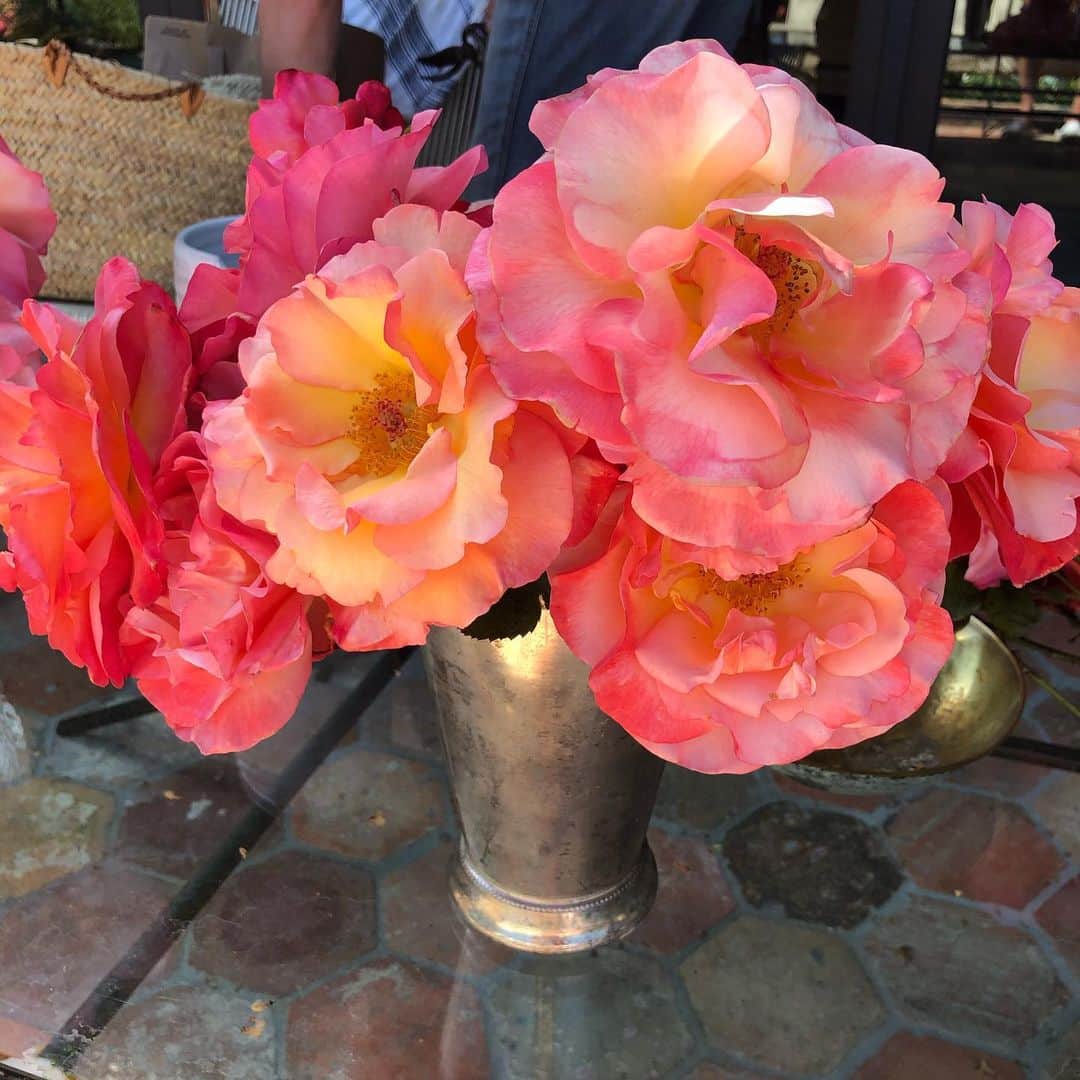 アナベル・ウォーリスのインスタグラム：「Rose harvest Sunday ❤️ sending you all love xx」