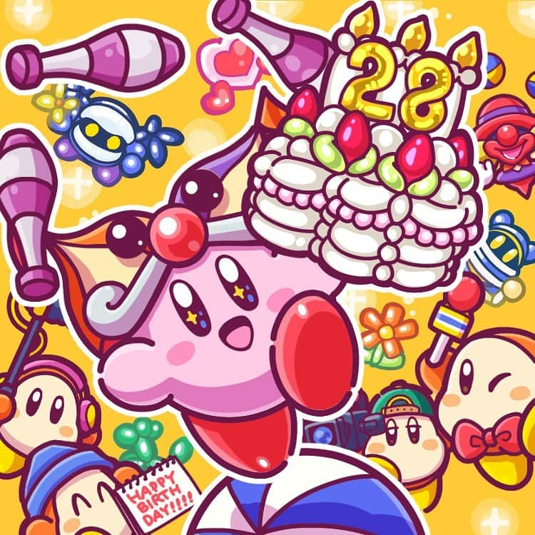 任天堂さんのインスタグラム写真 - (任天堂Instagram)「#4月27日 #誕生日 #星のカービィ28周年 #カービィ #kirby #Nintendo #任天堂」4月27日 12時06分 - nintendo_jp