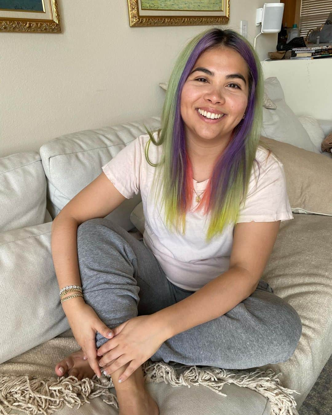 ヘイリー・キヨコさんのインスタグラム写真 - (ヘイリー・キヨコInstagram)「Created my own rainbow 🌈」4月27日 7時16分 - hayleykiyoko