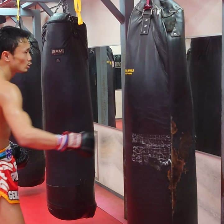 梅野源治のインスタグラム：「🤜Today's Training🤛 #休まずコツコツ　#コロナふざけんなって気持ちで　#これをバネにもっと上へ」