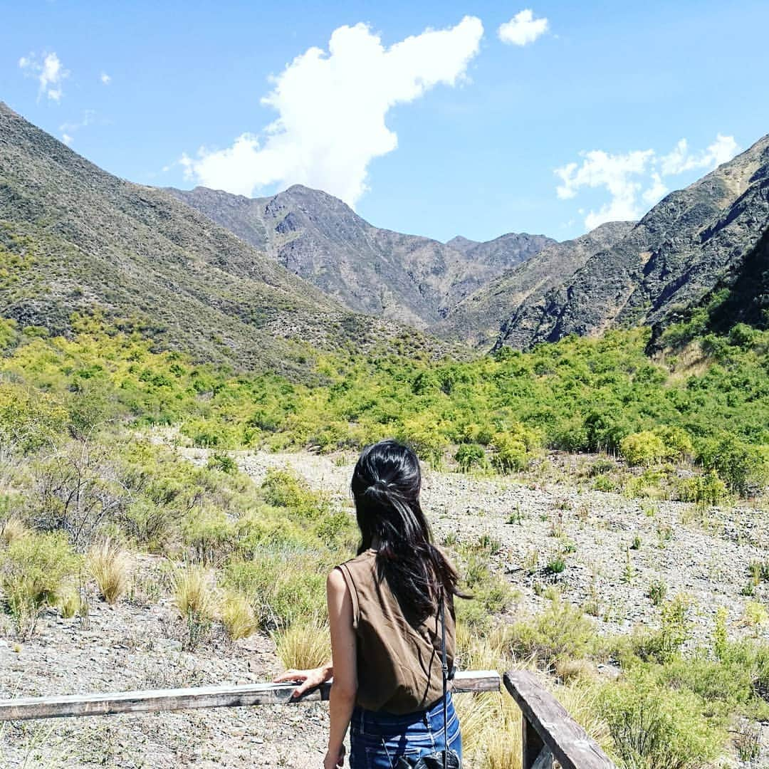 眞仲里奈さんのインスタグラム写真 - (眞仲里奈Instagram)「気分だけでも大自然⛰️☀️ #オンライン旅行  Villavicencio Mendoza, Argentina 2020/01」4月27日 17時06分 - rina.manaka