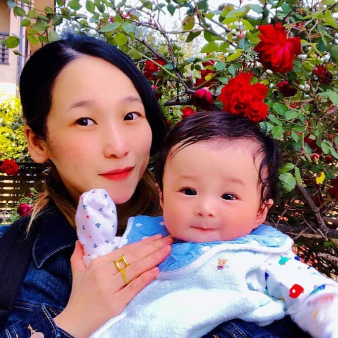 世手子さんのインスタグラム写真 - (世手子Instagram)「Roses in the garden were in full bloom🌹✨ I looked at the rose with my son｡･ﾟ｡+ﾟ*｡ﾟ･(*ﾟ∀)*´∀)*`∀)｡･ﾟ｡+ﾟ*｡ﾟ･ With freshly washed hair川＾０＾川 Have a nice Monday everyone too🏠🏠 @fing_official #fing #アクセサリー 付けた💍*。 #belief #brass の #ringgold と #ANR056 だよ(*´▽｀)ﾉﾉ #庭の薔薇 が #満開 だった（≧∇≦） #おうち🏠 で気分良く我が子と #オシャレコーデ #リング (^ ^) #指輪 で #手元 が明るくなる #ジュエリー (о´∀`о) #アクセサリー通販 だからいまの時期 #気分転換 にもいいよね(〃ω〃) #重ね付けリング もオシャレだょ(*^^*) 今ならお得な300円OFFクーポンコード発行してもらったょ(*´◒`*) →300ytk(2020/5/24まで有効、WEBショップにて使用可能) 是非使ってみてね(๑˃̵ᴗ˂̵) 今日は @biyousenka_raffi #ラフィーシャンプー で #洗いたて が気持ちいい(*´∀`)♪ 今日もいい月曜日だ（＾＿＾）☆ #stayhome #stayathome #うちで過ごそう  #薔薇のある暮らし #薔薇🌹 #薔薇のある庭 #薔薇が好き #薔薇色の日々 #薔薇好きな人と繋がりたい #薔薇好き  #pr」4月27日 18時17分 - rojide