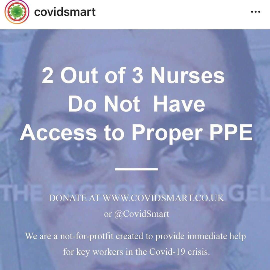 ニック・ナイトさんのインスタグラム写真 - (ニック・ナイトInstagram)「Please support the brilliant initiative @covidsmart .  COVID SMART is a not for profit organisation run up by two women who have first-hand knowledge and experience of the front line. COVID SMART donates the proceeds from testing to help key workers in immediate, practical, grass root ways. These donations include PPE for hospitals and care homes around the UK, shower blocks, towels and soap for decontamination (when leaving hospitals), grief counselling and research. Their motto is “hurry to help’ so any donations received are used immediately.  Covid Smart have been working with some major donors and partners including Soho House, The White Company, and Connolly.  Covid Smart is run by Dr Ali Joy @dralijoy, a doctor with a special interest in adult medicine having worked in cardiology at The National Heart Hospital and ICU at St Georges Hospital, and Keeley Foley a barrister who has worked in international and human rights law and is training to be a podiatric surgeon.  If you would like to donate independently, please contact: hello@covidsmart.co.uk Or: Covid Smart: sort code 23-69-72  account number 23294741」4月28日 5時24分 - nick_knight