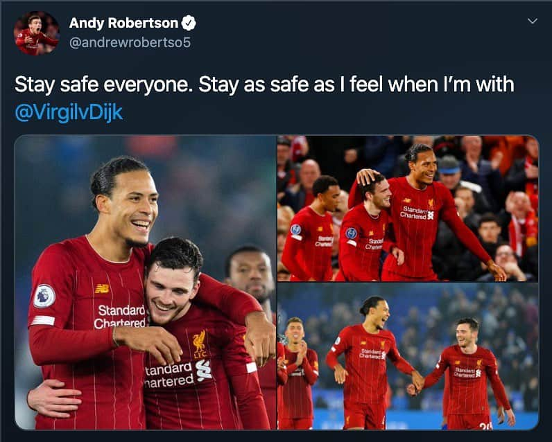 リヴァプールFCさんのインスタグラム写真 - (リヴァプールFCInstagram)「FYI - That’s VERY safe, Reds 😂🥰💪 #StaySafe #StayHome #LFC #LiverpoolFC #Liverpool」4月28日 0時00分 - liverpoolfc