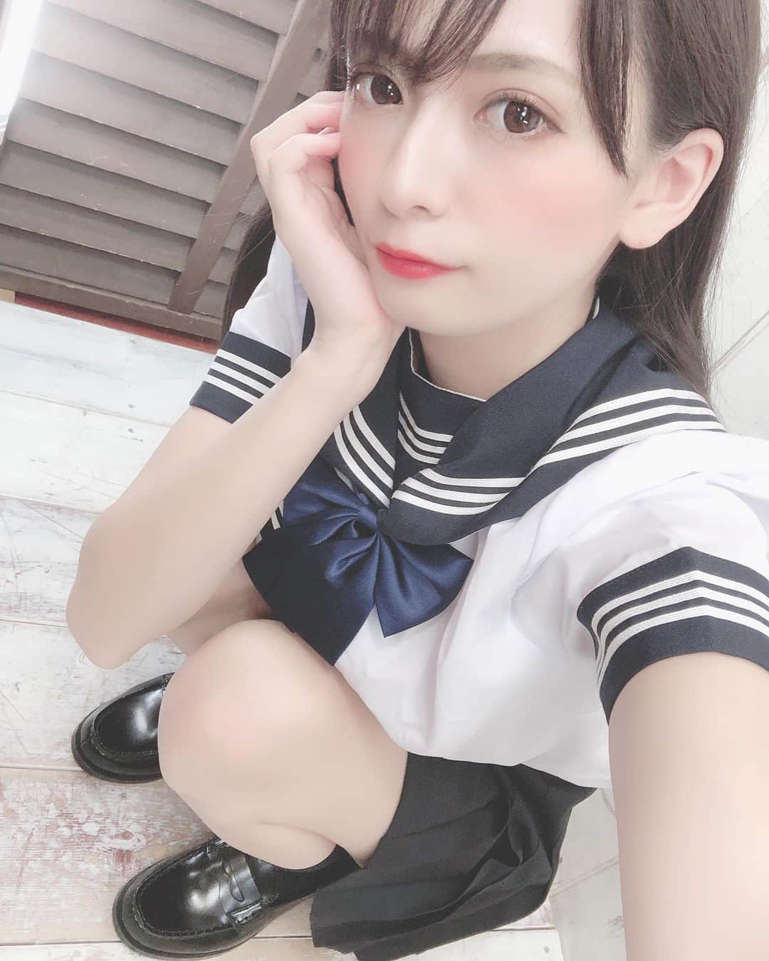 野々浦暖さんのインスタグラム写真 - (野々浦暖Instagram)「#セーラー服　🌸」4月28日 2時36分 - nonoura_non