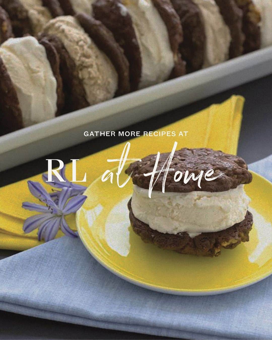 Polo Ralph Laurenさんのインスタグラム写真 - (Polo Ralph LaurenInstagram)「Straight from Ricky Lauren’s kitchen, Chocolate Chocolate Nut Cookies are delicious on their own — and even better as an ice cream sandwich.  Discover more comfort food recipes at #RLatHome, a gathering place for inspiring stories, helpful advice and more — via the link in bio.  #PoloRalphLauren」4月28日 4時21分 - poloralphlauren