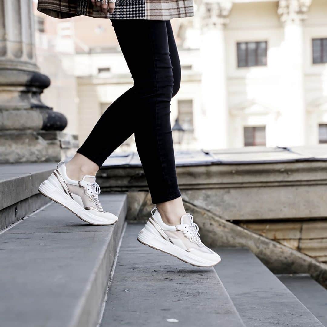 のインスタグラム：「MATRIX sneakers with transparent and golden details. #kennelundschmenger #summersneaker #sneakers #springsummer #shoesshoesshoes」