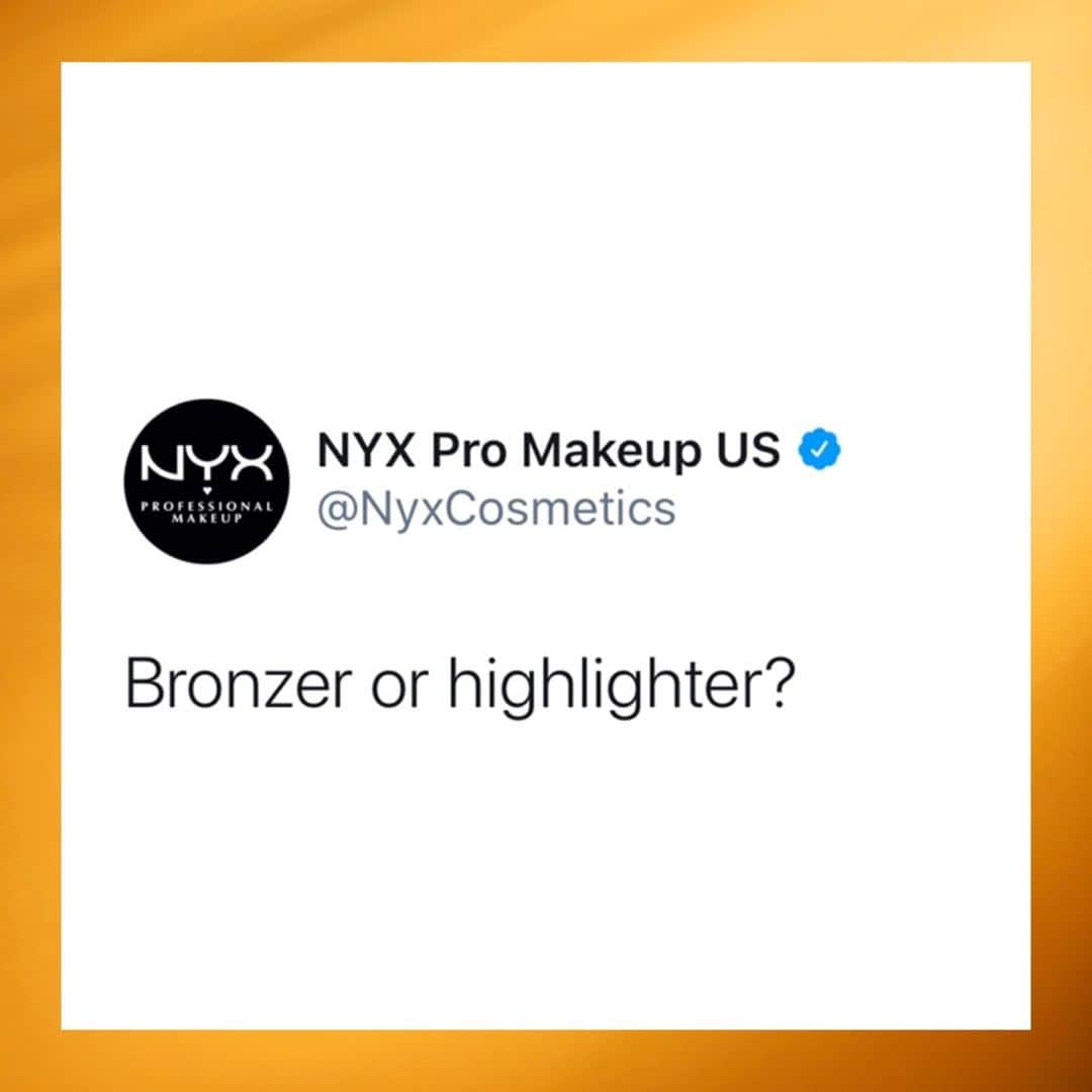 NYX Cosmeticsさんのインスタグラム写真 - (NYX CosmeticsInstagram)「How do you like to glow? ☀️🔥 || #NYXCOSMETICSFAM」4月28日 7時29分 - nyxcosmetics