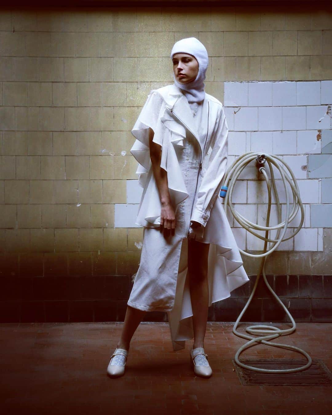 アツシナカシマのインスタグラム：「#atsushinakashima #アツシナカシマ #milanfashionweek #moda #ootd #outfits #artistic #lookbook」