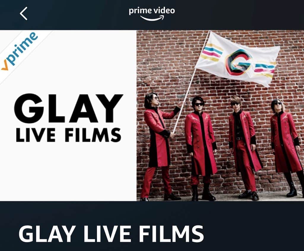 GLAYさんのインスタグラム写真 - (GLAYInstagram)「有料動画配信サービス「Amazon Prime Video」にてライブ映像3作品が本日より配信開始！ #GLAY #stayhome」4月28日 12時10分 - glay0525_official