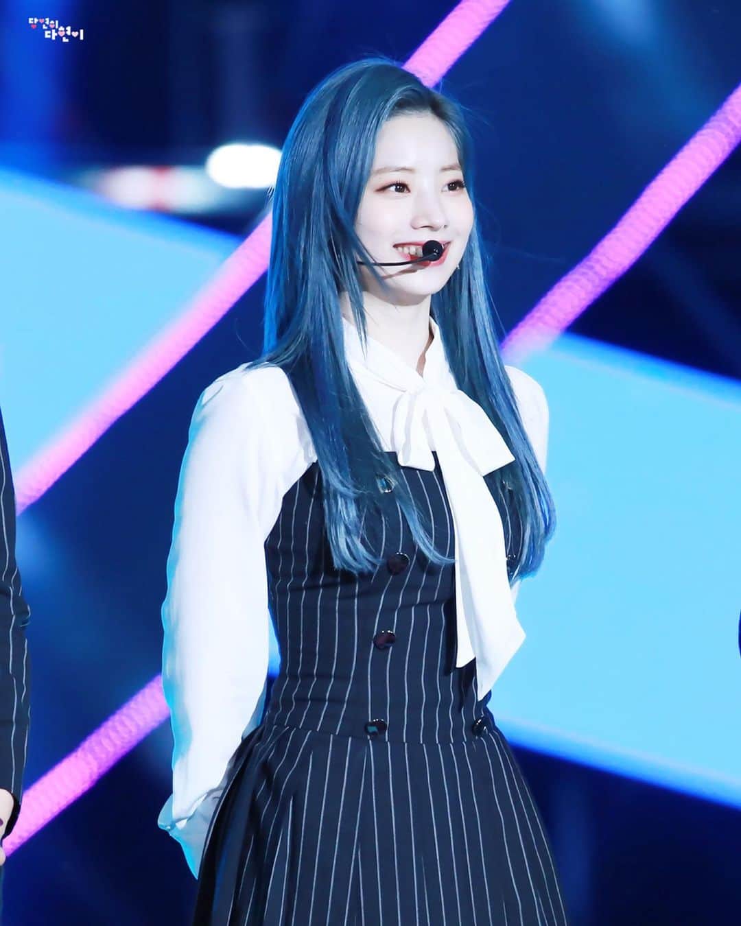ダヒョンのインスタグラム：「[190428] 김다현 - SBS SUPER CONCERT 💙 ⠀⠀⠀ ⠀ The world of the married seems pretty interesting should i watch it? ⠀⠀⠀ ⠀  #dahyun #ダヒョン #多賢 #다현 #트와이스 #twice #トゥワイス ©️naturallydahyun」
