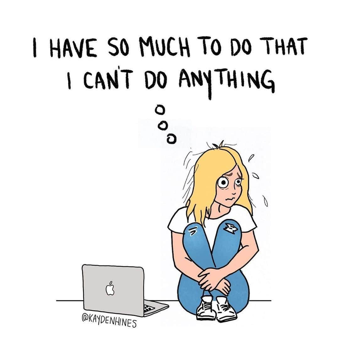 9GAGさんのインスタグラム写真 - (9GAGInstagram)「Procrastinating all the tasks until I forget about them.⠀ ✍🏻ran @kaydenhines⠀ -⠀ #comic #quarantine #procrastination #9gag」4月29日 0時30分 - 9gag