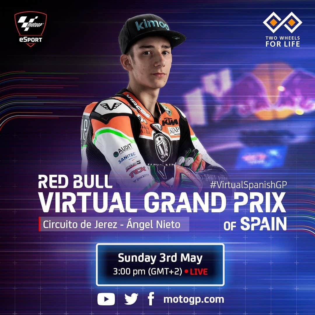 MotoGPさんのインスタグラム写真 - (MotoGPInstagram)「Who will take the glory in the #Moto3 race at the #VirtualSpanishGP? ⚔️ Here are the candidates! 👆 #SwipeLeft ⬅️ @two_wheels_for_life #StayAtHome 🏡」4月28日 17時05分 - motogp