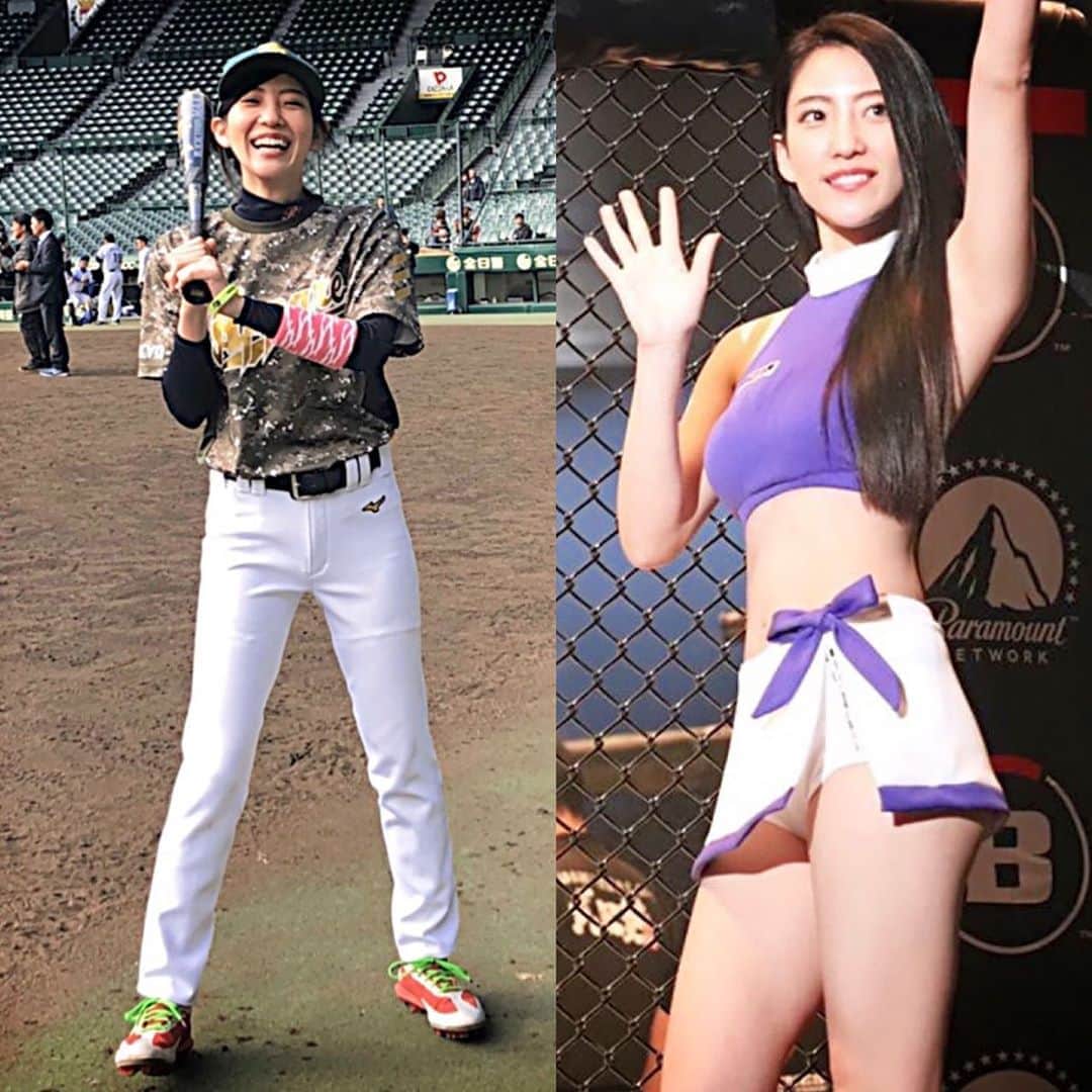 椿梨央のインスタグラム：「#これがこう . . 常に笑顔な人って 素敵だなーと思う。 . . こんな時だからこそ 人と会わなくて表情筋動かないから 家族や友達とテレビ電話等して 笑って動かしていきたいなと！ . . そう‼️ だから17ライブを通して 皆様とお話しして 楽しいひと時を一緒に過ごしたいんです‼️ ダメですか？🥺 つんけんして冷たそうというイメージ 動画を通して追っ払います！笑 まずは【17ライブ】という アプリをインストールして 【椿梨央】or【りお_tsubaki】で 検索フォローして下さい❤️ . . 本格的には5月からスタートしますが お試し配信を (私も皆様も使い方になれる配信のこと) 明日の朝11:30〜2時間 夜の19:00〜2時間 . 明後日の朝11:30〜2時間 夜19:00〜2時間やります！ . . . ❤️❤️❤️ あの！女子プロ野球選手 とても仲良くして頂いてる 南海選手もやるみたいです‼️ 是非南海の17ライブもフォロー して下さい^^ 一緒に盛り上げて行こうね♪ 検索は【みなみ28】です！ 宜しくお願い致します💕 ❤️❤️❤️ . . #野球 #女子野球 #野球女子 #女子プロ野球 #拡がれ女子プロ野球 #草野球 #天晴 #ライブ配信 #イチナナライブ #17live #17ライブ #rizinガール #rizin #総合格闘技 #高塚南海 #椿梨央  @southsea28」