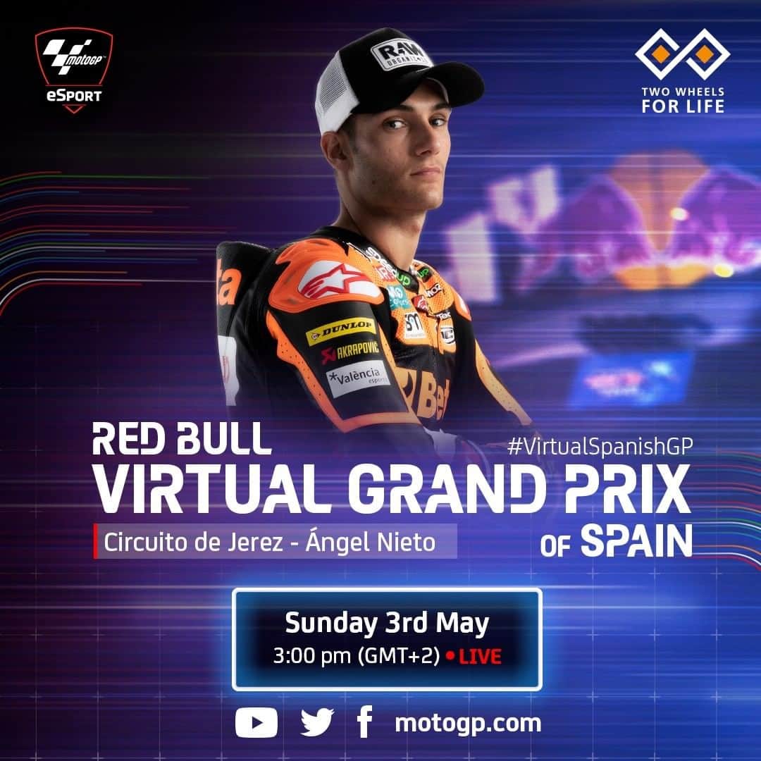 MotoGPさんのインスタグラム写真 - (MotoGPInstagram)「Introducing the #Moto2 challengers for the #VirtualSpanishGP! 👊 Who is your pick for victory? 🎮 #SwipeLeft ⬅️ @two_wheels_for_life #StayAtHome 🏡」4月28日 18時50分 - motogp