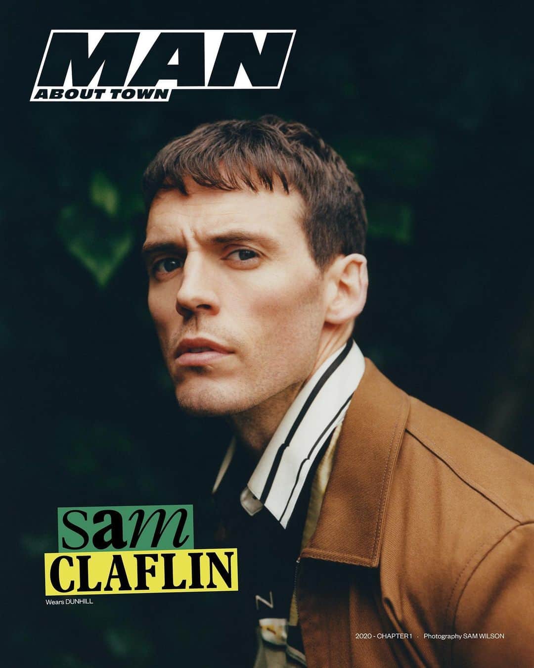 サム・クラフリンのインスタグラム：「Man About Town  Magazine: @_manabouttownuk  Photography: @samwilsonxo Fashion: @olaoluebiti Words: @fkagogs Grooming: @joemillshair Production: @federicabarl Production Assistant: @penny.nakan Photography Assistant: @decslattery and @j.nico__ Editorial Director: @huwgwyther」