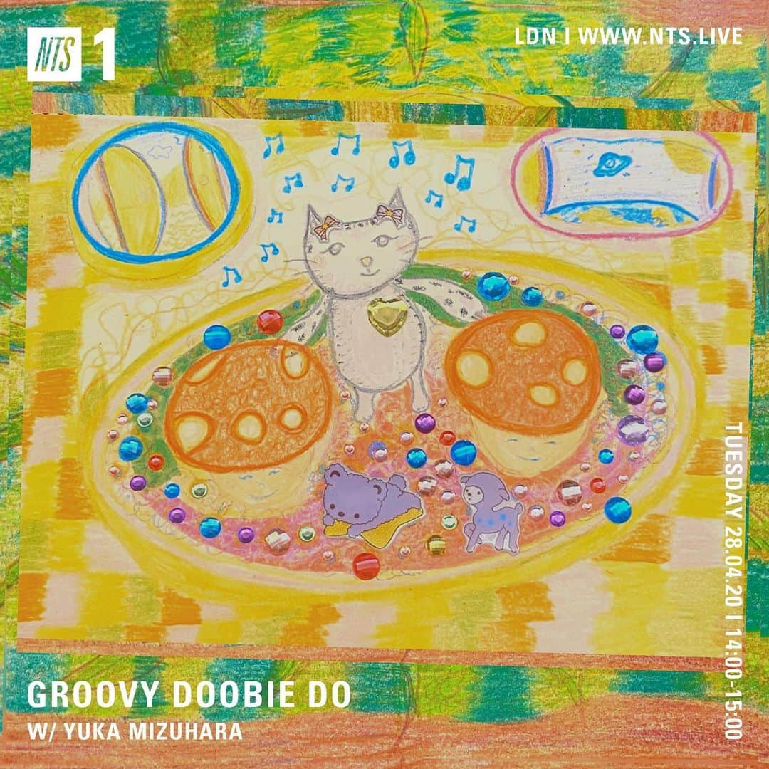 水原佑果さんのインスタグラム写真 - (水原佑果Instagram)「Now On Air @nts_radio 🎵⭐️ #relaxinmoods #groovydoobiedoo 🐠💓」4月28日 22時23分 - ashley_yuka