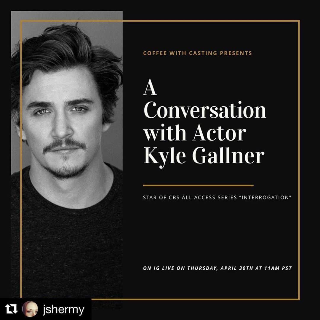 カイル・ガルナーのインスタグラム：「What’s up everybody’s. What are you doing Thursday at 11AM PST? Probably hanging at home right? Well my good friend @jshermy has been doing this really cool interview series with actors, producers and directors on Instagram live and guess who’s up next.... it’s me.... I’m up next. Who wants to hang out? Who’s coming? See you there :) —-I put tomorrow when I meant Thursday —— 🤦‍♂️🤦‍♂️🤦‍♂️🤦‍♂️🤦‍♂️🤦‍♂️ see you THURSDAY.」