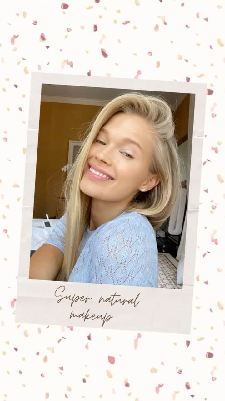 ヴィタ・シドルキナのインスタグラム：「I’m a big fan of natural makeup! And I know how to do many versions of it! Here is the simplest “No makeup”- makeup look that I usually do for castings😊  P.s: it was suppose to be my 1st IGTV video but happened to be the second😀」