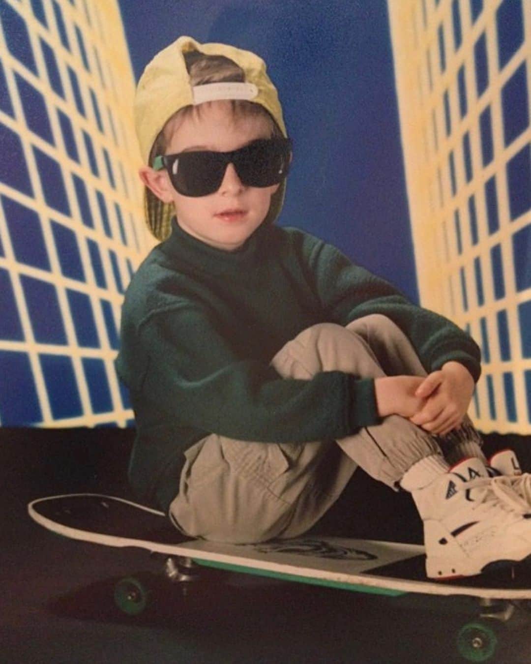 クリス・ファフのインスタグラム：「Found this gem. I was killing it with the LA Gear skater look as a youngster」
