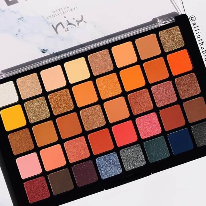 NYX Cosmeticsさんのインスタグラム写真 - (NYX CosmeticsInstagram)「A closer look 🔍🔥 Which shade from our #EscapeArtist Shadow Palette is calling YOUR name? 🌴 || #regram @allintheblush #nyxcosmetics #nyxprofessionalmakeup #crueltyfreebeauty」4月29日 7時42分 - nyxcosmetics