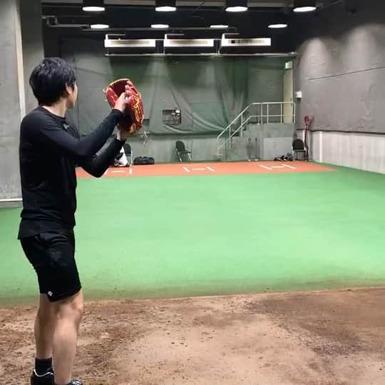 のインスタグラム：「今日のピッチング2  #修正点は３つほどかな」