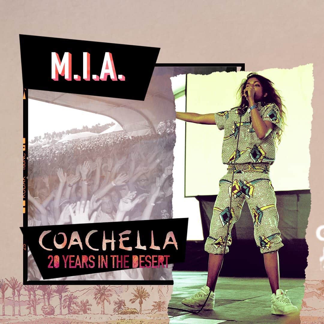 コーチェラのインスタグラム：「@miamatangi always bringing the noise #CoachellaDoc」