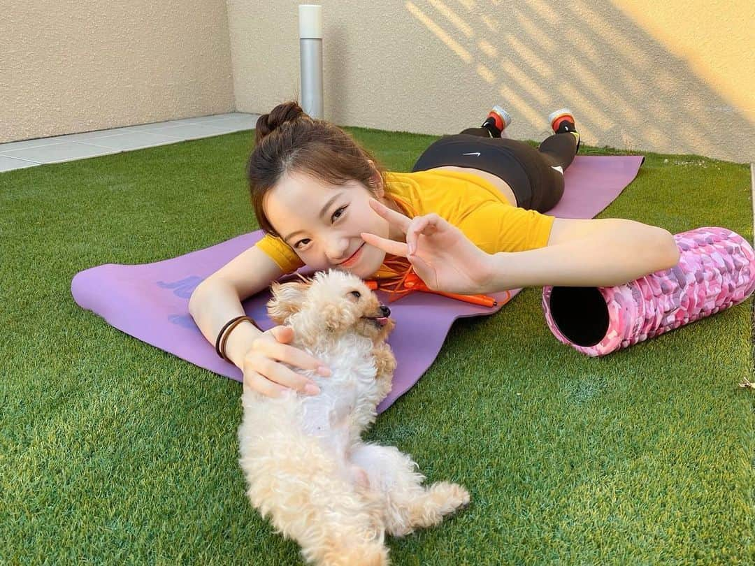 本田真凜さんのインスタグラム写真 - (本田真凜Instagram)「🏠🐶」4月29日 20時56分 - marin_honda