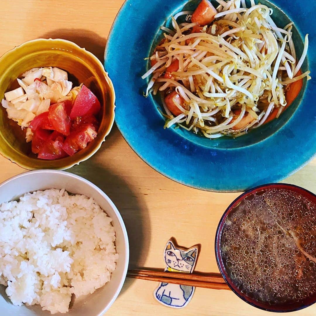 ただすけのインスタグラム：「スープはアレンジする前に飲み終わりました😅 ピクルスとオリーブオイル漬けがあるだけで、毎回の食事の味覚の広がりが半端ない。 楽器で言うとなんなんだろう？」