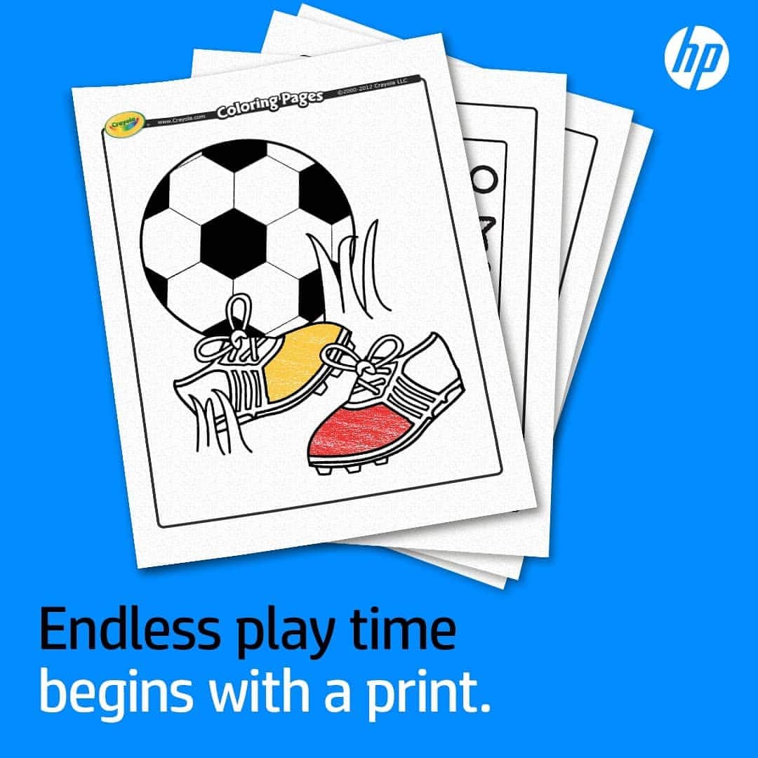 HP（ヒューレット・パッカード）のインスタグラム：「Access all the fun of @crayola coloring pages and more at the link in bio.」