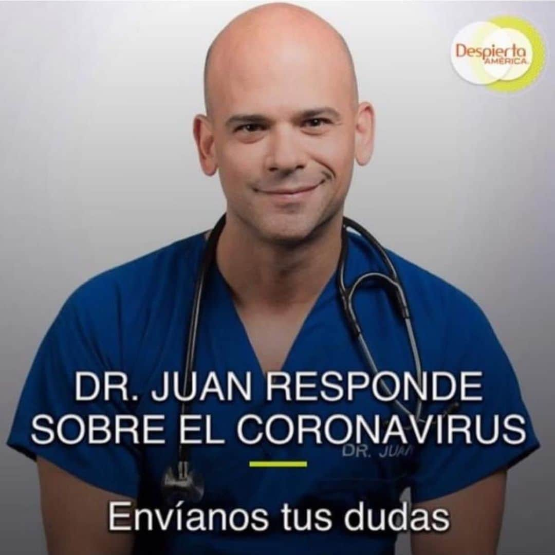 Despierta Americaさんのインスタグラム写真 - (Despierta AmericaInstagram)「Todos los días, @drjuanjr  y un panel de expertos contestan tus preguntas sobre #Coronavirus. Escribe tu pregunta aquí 👇」4月30日 1時00分 - despiertamerica