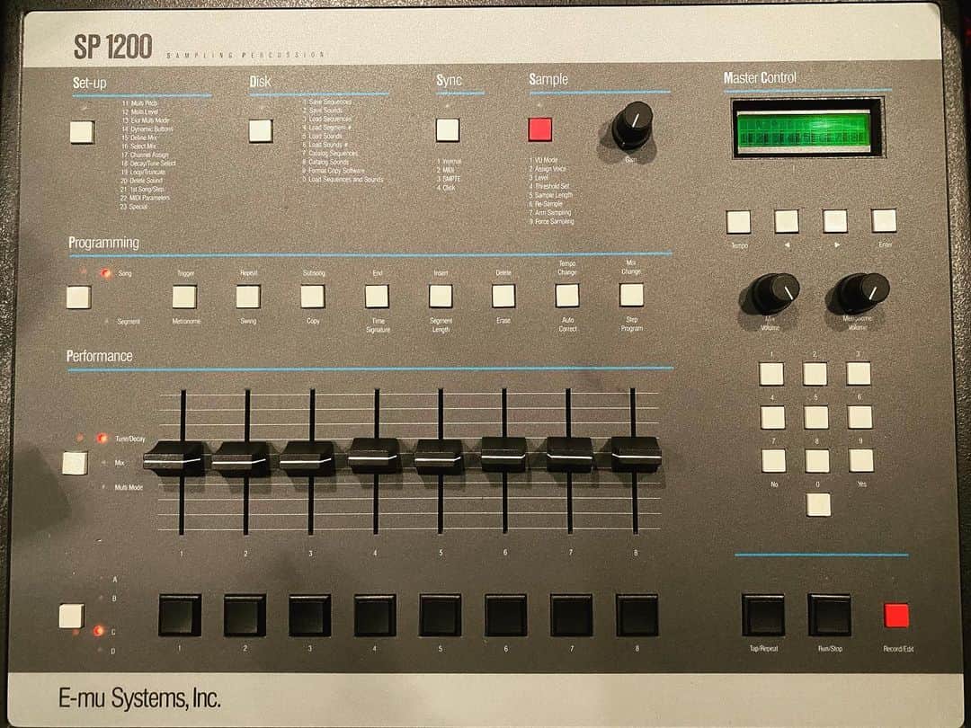 本間昭光のインスタグラム：「やっぱ、コレですわ。 #SP1200」