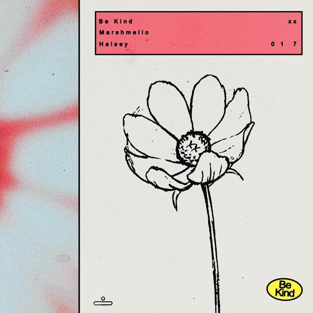 Halseyのインスタグラム：「BE KIND with @marshmellomusic friday 12AM EST 🌼」