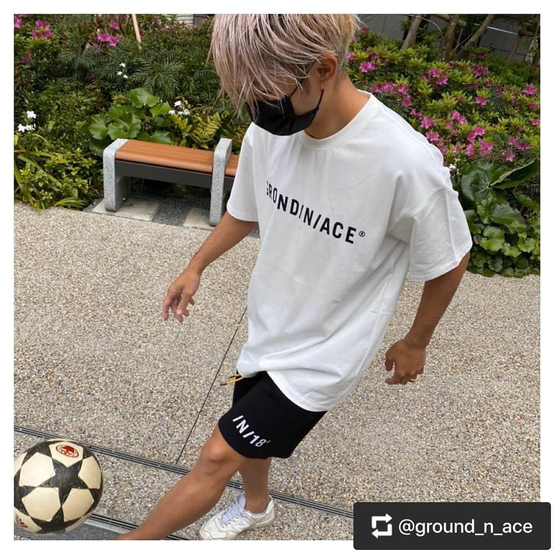 下地奨さんのインスタグラム写真 - (下地奨Instagram)「Affordable Luxury Street Brand . GNA Logo T-Shirts ¥9,000(+tax) Sweat Short Pants ￥14,000(+tax) ​. #groundnace#グランダンエース#GNA#tshirt #shorts #pants #soccer #sports#サッカー #football #フットボール #shortpants #いまスポーツにできること #スポーツ#スポーツコーデ #street#ストリート#streetfashion #ストリートファッション#luxurystreetwear #luxury #下地奨 #サッカー選手 #footballplayer #thankyou」4月30日 13時42分 - sho_shimoji