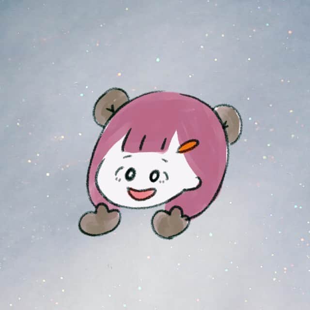 HONOKAのインスタグラム：「.〻  今のアイコン✌🏻 ちぃたが描いてくれた似顔絵切り取ってバージョンアップ🍇🍇❕ ほんとにお気に入り( ◠‿◠ ) この間ストーリーにも載せとったけど嬉しくてこっちにも〜🌼」